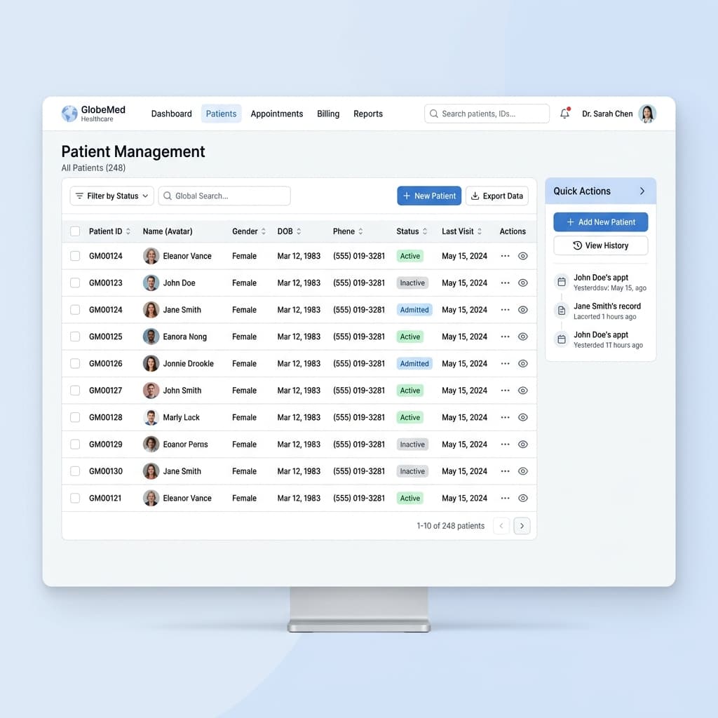 GlobeMed Health Care System